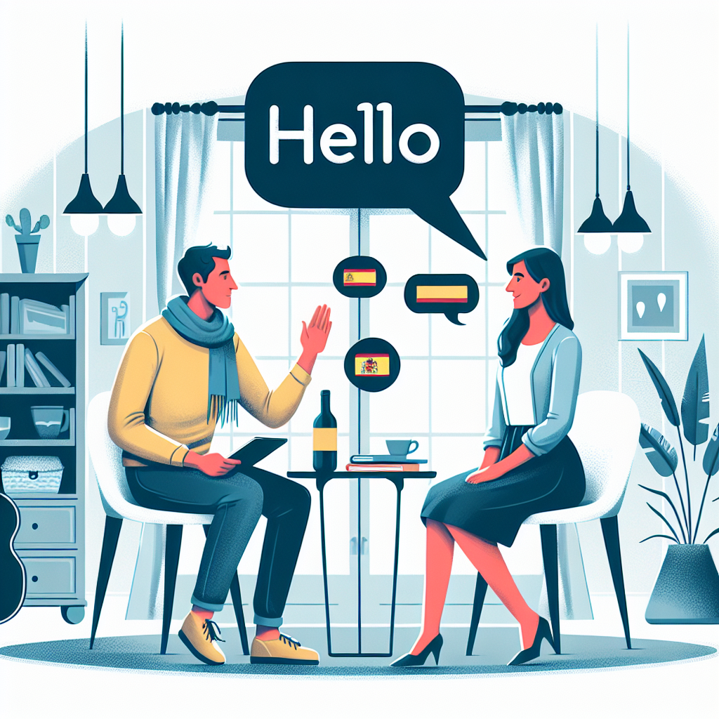 スペイン語の挨拶を使った日常会話例